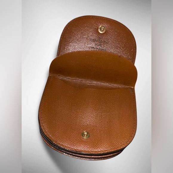 Louis Vuitton Porte Monet Gusee Coin Case Brown Authentic - Picture 10 of 16